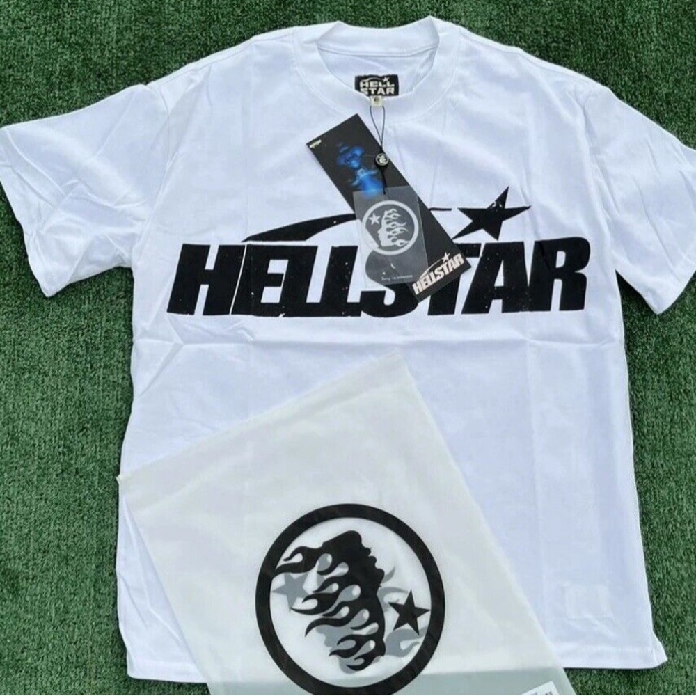 White Hellstar Graphic T-Shirt